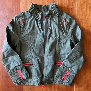 4T Oshkosh green lightweight jacket